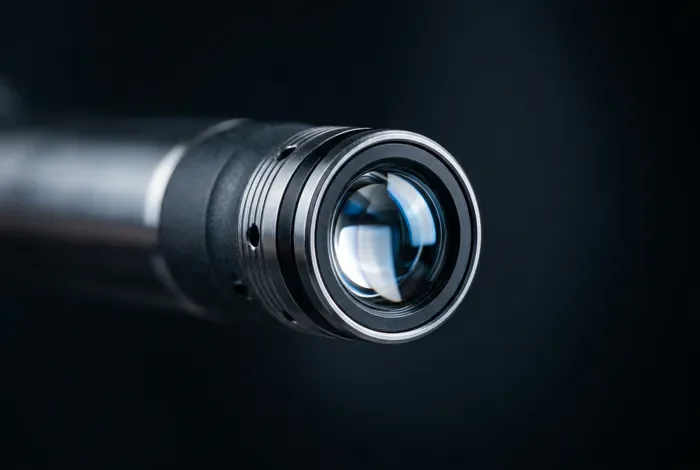 Ovaire non visible à l'échographie causes et explications Gros plan sur une sonde d'échographie médicale